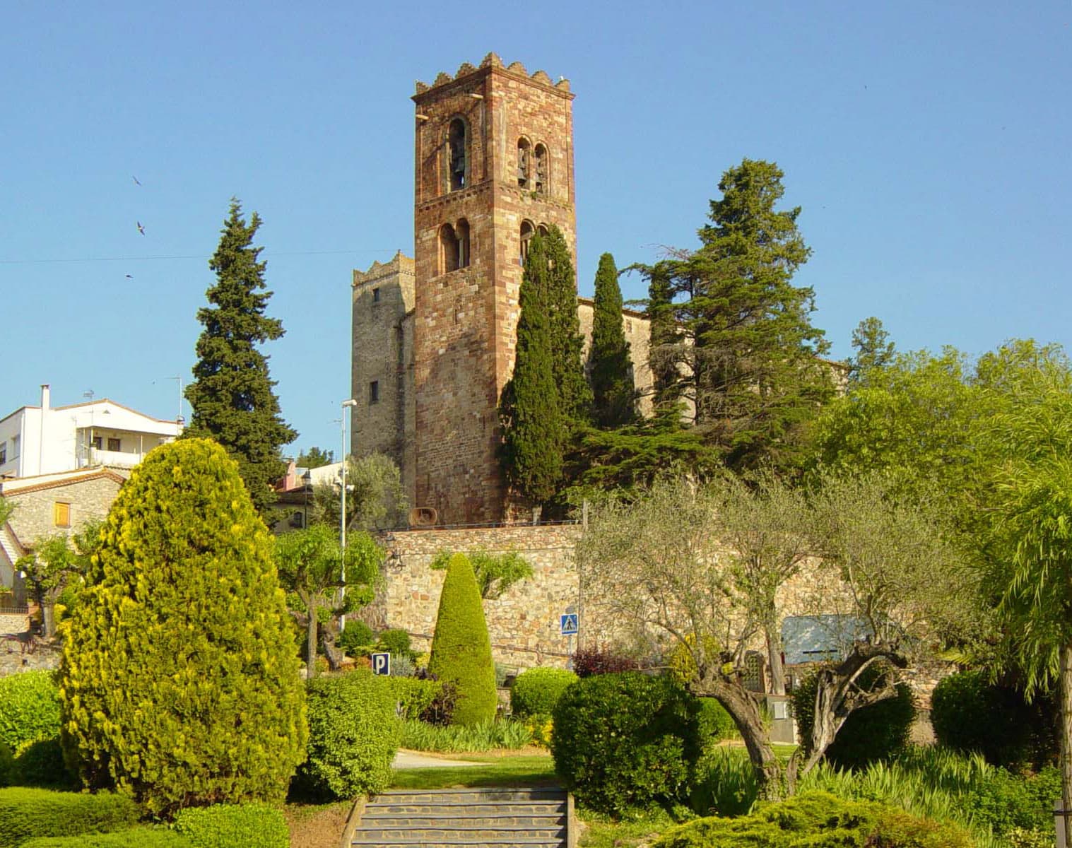 Vista de Sant Pere de Vilamajor