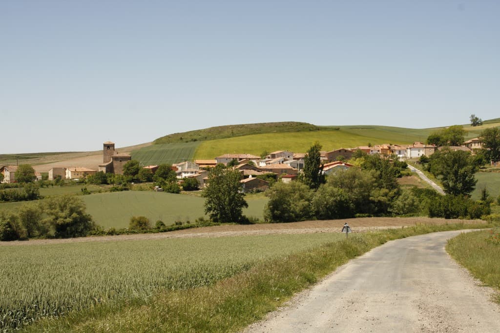 Veduta di Cascajares de Bureba