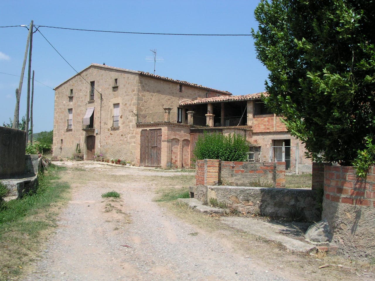 Veduta di Sant Mateu de Bages