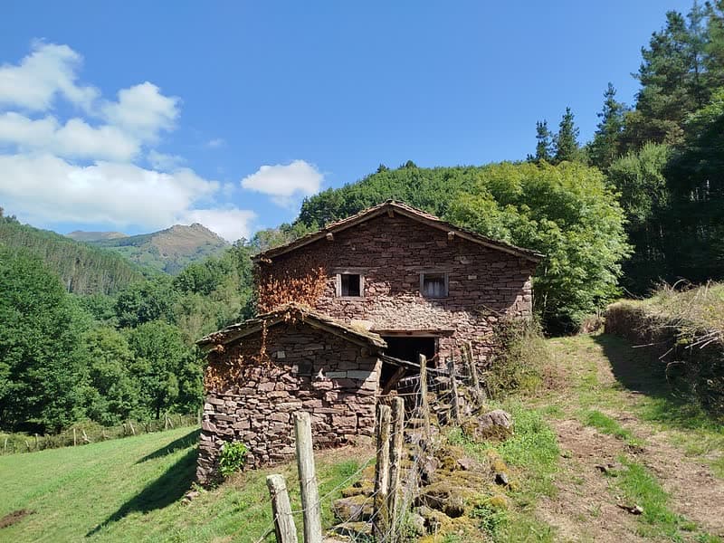 Casa rural · Foto de ambiente: Birasuegi / Wikimedia Commons (CC BY-SA 4.0)